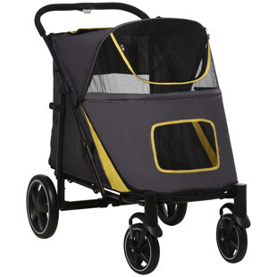 Dog stroller hotsell reversible handle